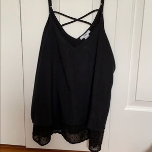 Black Spaghetti Strap top